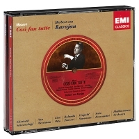 Herbert Von Karajan Mozart Cosi Fan Tutte (3 CD) артикул 10447b.